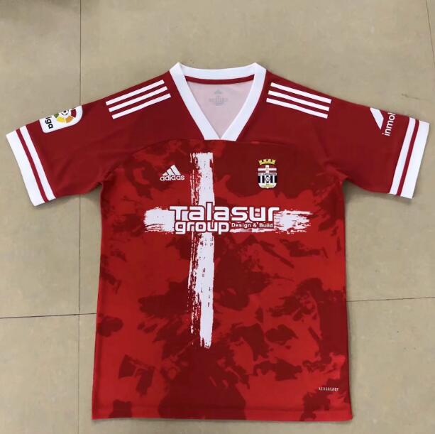 FC Cartagena Away Red Soccer Jersey Shirt 2020/21